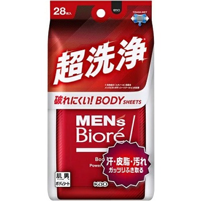 【花王】メンズビオレ ボディシート 超洗浄タイプ 28枚入 ※お取り寄せ商品