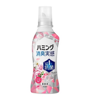 【花王】ハミング消臭実感 ローズ&フローラルの香り 本体 510ml ※お取り寄せ商品