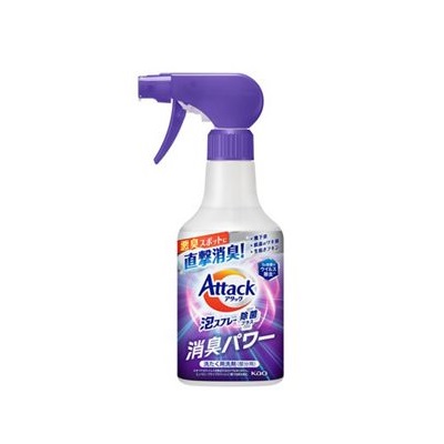 【花王】アタック泡スプレー 除菌プラス 消臭パワー 本体 300ml ※お取り寄せ商品