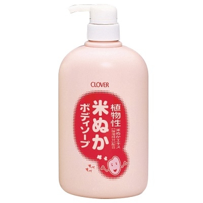 【クロバーコーポレーション】ナチュラル ボディソープ 米ぬか CNB-10K 800ml