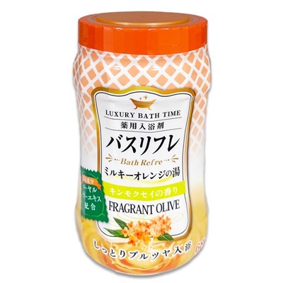 【ライオンケミカル】バスリフレ 薬用入浴剤 ミルキーオレンジのにごり湯 キンモクセイの香り 680g 〔医薬部外品〕 ※お取り寄せ商品