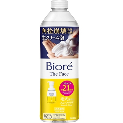 【花王】ビオレ ザフェイス 泡洗顔料 スムースクリア 詰替用 340ml ※お取り寄せ商品