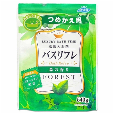 【ライオンケミカル】バスリフレ 薬用入浴剤 森の香り 詰替用 540g 〔医薬部外品〕 ※お取り寄せ商品