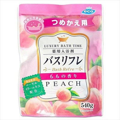 【ライオンケミカル】バスリフレ 薬用入浴剤 桃の香り 詰替用 540g 〔医薬部外品〕 ※お取り寄せ商品