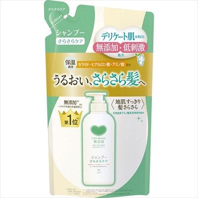 【牛乳石鹸共進社】カウブランド無添加 シャンプー さらさらケア 詰替 360ml ※お取り寄せ商品