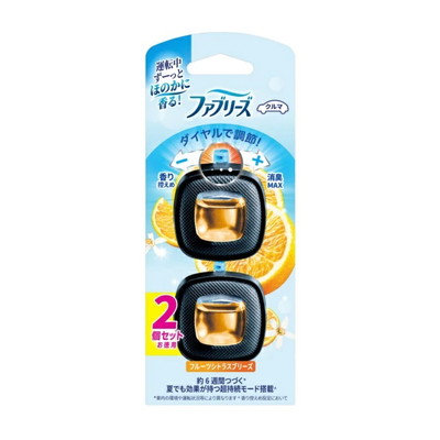 【P&Gジャパン】ファブリーズ イージークリップ フルーツシトラスブリーズ 2.5ml×2個入 ※お取り寄せ商品