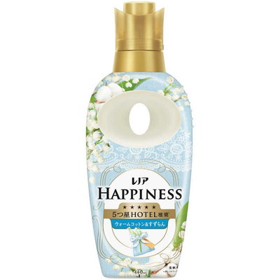 【P&Gジャパン】レノアハピネス 5つ星ホテルの夢ふわタッチ ウォームコットン&すずらんの香り 本体 460ml