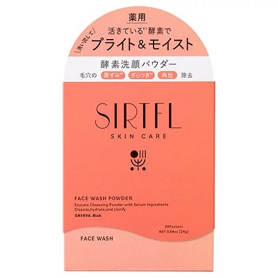 【新谷酵素】SIRTFL ブライト酵素洗顔パウダー 24g (0.8g×30包) 〔医薬部外品〕 ※お取り寄せ商品