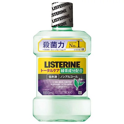 【ジョンソン・エンド・ジョンソン】薬用リステリン トータルケア グリーンティー (緑茶) 1000mL 〔医薬部外品〕 ※お取り寄せ商品