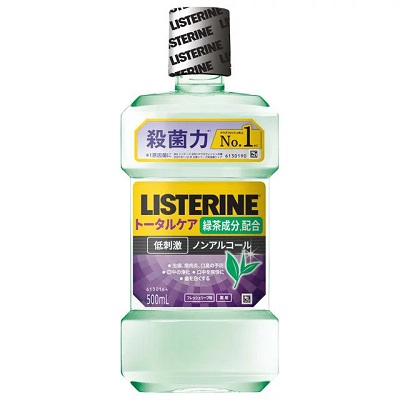 【ジョンソン・エンド・ジョンソン】薬用リステリン トータルケア グリーンティー (緑茶) 500mL 〔医薬部外品〕 ※お取り寄せ商品