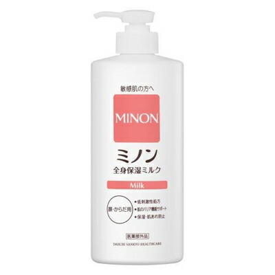 【第一三共ヘルスケア】ミノン　全身保湿ミルク　400mL 〔医薬部外品〕 ※お取り寄せ商品