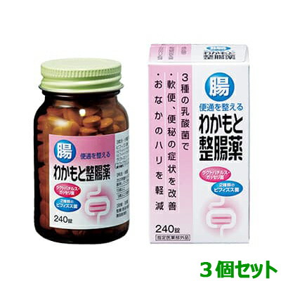 【お得な3個セット】【わかもと製薬】わかもと整腸薬 240錠 〔指定医薬部外品〕