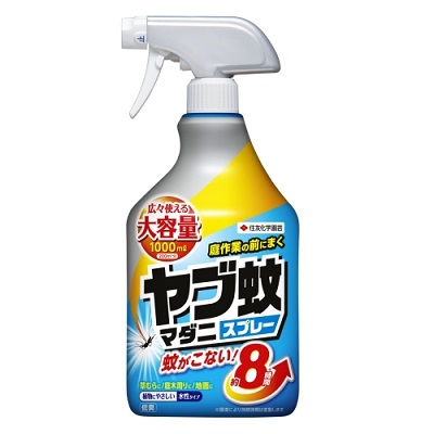 【住友化学園芸】ヤブ蚊・マダニスプレー 1000ml 〔防除用医薬部外品〕 ※お取り寄せ商品