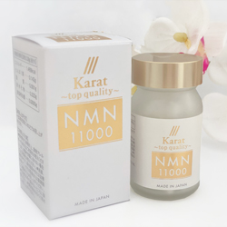 【Roses】カラット トップクオリティー NMN11000 60カプセル (190mg×60粒) ※お取り寄せ商品