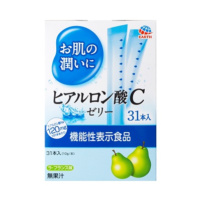 【アース製薬】お肌の潤いに ヒアルロン酸Cゼリー 10g×31本入 〔機能性表示食品〕 ※お取り寄せ商品