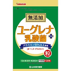 【山本漢方製薬】ユーグレナ+乳酸菌粒 120粒 ※お取り寄せ商品