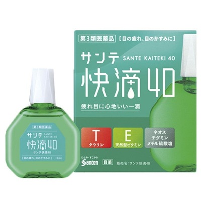 【第3類医薬品】【参天製薬】サンテ快滴40 15ml【セルフメディケーション税制 対象品】※お取り寄せになる場合もございます
