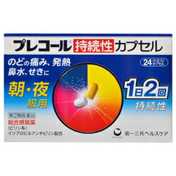 【第(2)類医薬品】【成分により１個限り】【第一三共ヘルスケア】プレコール　持続性カプセル　24カプセル(6日分) 【セルフメディケーション税制 対象品】※お取り寄せになる場合もございます