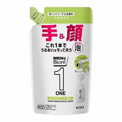 【花王】メンズビオレ OEN 泡ハンドソープ&洗顔料 つめかえ用 200ml 〔医薬部外品〕 ※お取り寄せ商品