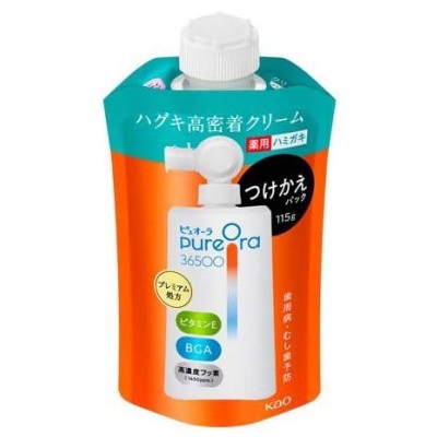 【花王】PureOra36500 薬用ハグキ高密着クリームハミガキ つけかえ用 115g 〔医薬部外品〕 ※お取り寄せ商品