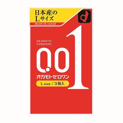 【オカモト】ゼロワン Lサイズ スキン 3個入 ※お取り寄せ商品