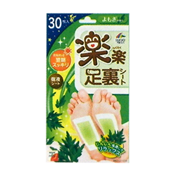 【ユニマットリケン】楽楽足裏シート よもぎ 30枚 ※お取り寄せ商品