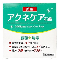 【クロバーコーポレーション】薬用 アクネケア 石けん 80g (医薬部外品)※お取り寄せ商品