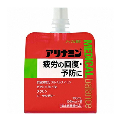 【アリナミン製薬】アリナミン メディカルバランス アップル風味 100mL 〔指定医薬部外品〕 ※お取り寄せ商品