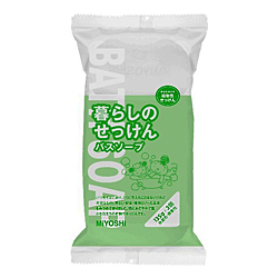 【ミヨシ石鹸】暮らしのせっけんバスソープホワイト 135g×3P◆お取り寄せ商品