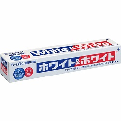 なんと! あの【ライオン】すっきり爽快なミントの香味 ホワイト&ホワイト 150gが生活応援大特価! ※お取り寄せ商品