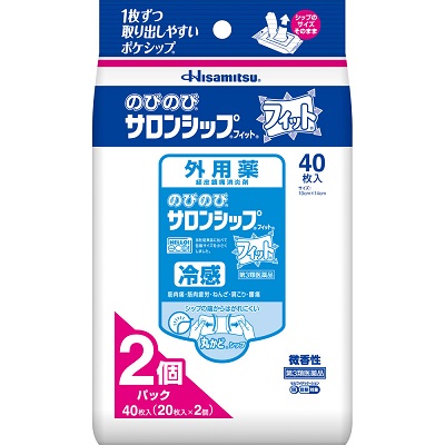 【第3類医薬品】【久光製薬】のびのびサロンシップフィット　40枚入 ※お取り寄せになる場合もございます【セルフメディケーション税制 対象品】