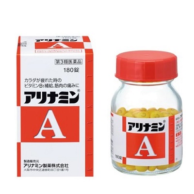 【第3類医薬品】【送料無料】【アリナミン製薬】アリナミンA　180錠