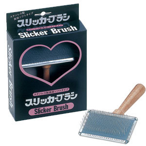 【岡野製作所】ソフトスリッカーブラシ 中 ★ペット用品 ※お取り寄せ商品