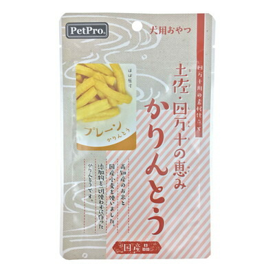 【ペットプロジャパン】ペットプロ 土佐・四万十の恵み かりんとう プレーン 40g 【賞味期限:3ヵ月以上】★ペット用品 ※お取り寄せ商品