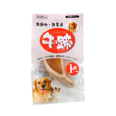 【ペットプロジャパン】ペットプロ 牛ひづめ 1個入り 【賞味期限:3ヵ月以上】★ペット用品 ※お取り寄せ商品