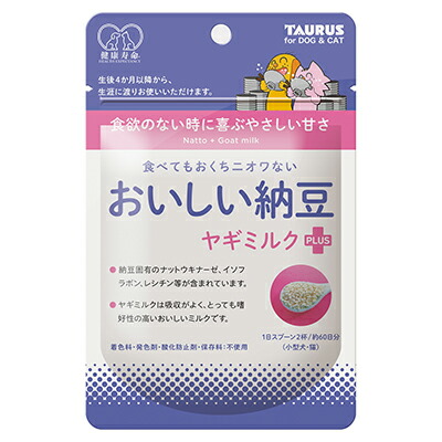 【トーラス】健康寿命 おいしい納豆 ヤギミルクプラス 30g ☆ペット用品 ※お取り寄せ商品【賞味期限:3ヵ月以上】