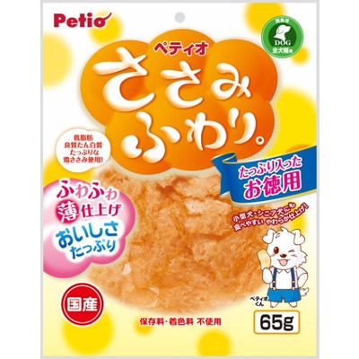 【ペティオ】ささみふわり。 65g ☆ペット用品 ※お取り寄せ商品【賞味期限:3ヵ月以上】