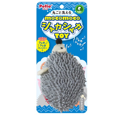 【ペティオ】モコモコシャカシャカTOY ハリネズミ 1個 ☆ペット用品 ※お取り寄せ商品