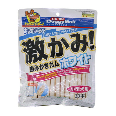 【ドギーマンハヤシ】ホワイデント 激かみ!歯みがきガムホワイト 小型犬用 30本 ☆ペット用品 ※お取り寄せ商品【賞味期限:3ヵ月以上】