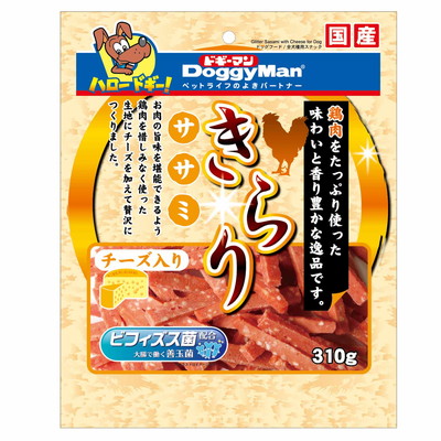 【ドギーマンハヤシ】きらり ササミチーズ入り 310g ☆ペット用品 ※お取り寄せ商品【賞味期限:3ヵ月以上】