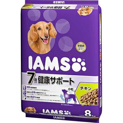 【マースジャパンリミテッド】アイムス　７歳以上用　健康サポート　チキン　小粒　８ｋｇ ☆ペット用品 ※お取り寄せ商品【賞味期限：3ヵ月以上】