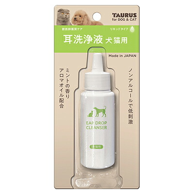 【トーラス】耳洗浄液　犬猫用　６０ｍｌ ☆ペット用品 ※お取り寄せ商品