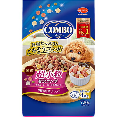 【日本ペットフード】コンボ　超小粒　贅沢コンボ　７２０ｇ ☆ペット用品 ※お取り寄せ商品【賞味期限：3ヵ月以上】