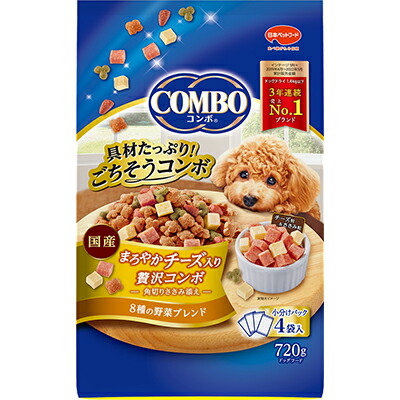 【日本ペットフード】コンボ　まろやかチーズ入り贅沢コンボ　７２０ｇ ☆ペット用品 ※お取り寄せ商品【賞味期限：3ヵ月以上】