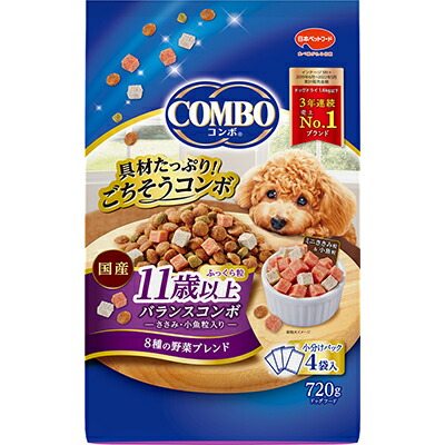 【日本ペットフード】コンボ　１１歳以上バランスコンボ　７２０ｇ ☆ペット用品 ※お取り寄せ商品【賞味期限：3ヵ月以上】