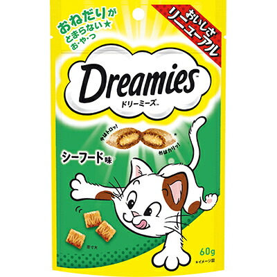 【マースジャパンリミテッド】ドリーミーズ　シーフード味　６０ｇ ☆ペット用品 ※お取り寄せ商品【賞味期限：3ヵ月以上】