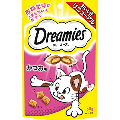 【マースジャパンリミテッド】ドリーミーズ　かつお味　６０ｇ ☆ペット用品 ※お取り寄せ商品【賞味期限：3ヵ月以上】