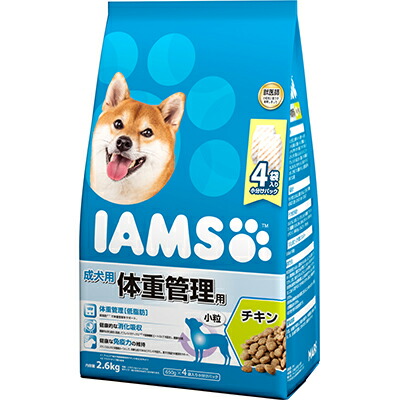 【マースジャパンリミテッド】アイムス　成犬用　体重管理用　チキン　小粒　２．６ｋｇ ☆ペット用品 ※お取り寄せ商品【賞味期限：3ヵ月以上】