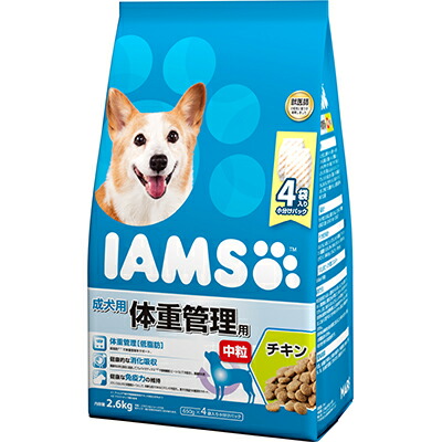 【マースジャパンリミテッド】アイムス　成犬用　体重管理用　チキン　中粒　２．６ｋｇ ☆ペット用品 ※お取り寄せ商品【賞味期限：3ヵ月以上】