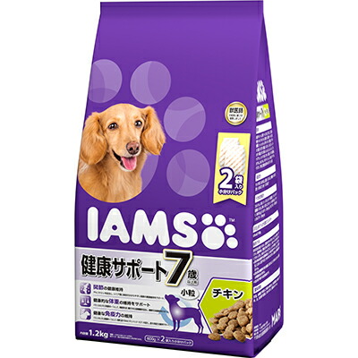 【マースジャパンリミテッド】アイムス　７歳以上用　健康サポート　チキン　小粒　１．２ｋｇ ☆ペット用品 ※お取り寄せ商品【賞味期限：3ヵ月以上】